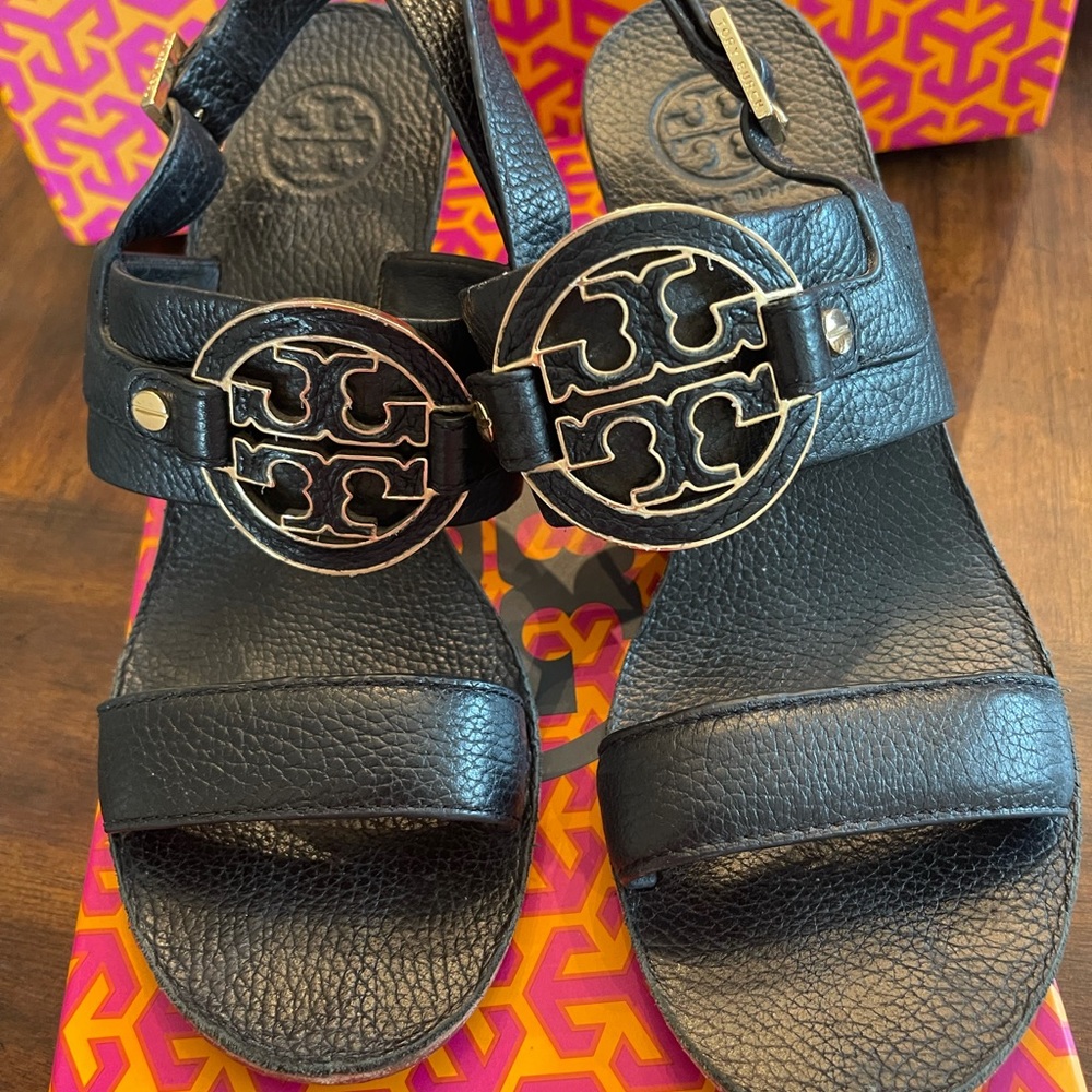 Tory Burch Miller Wedge Sandals